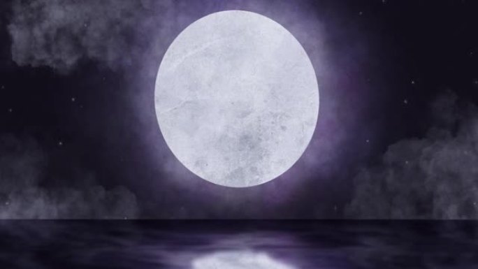 夜空中的月亮动画