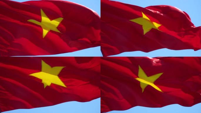 《蓝天下的越南国旗