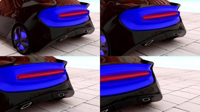 3D汽车底部平滑相机运动