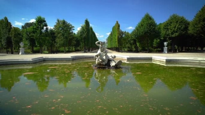 喷泉公园喷泉公园维也纳-奥地利欧洲