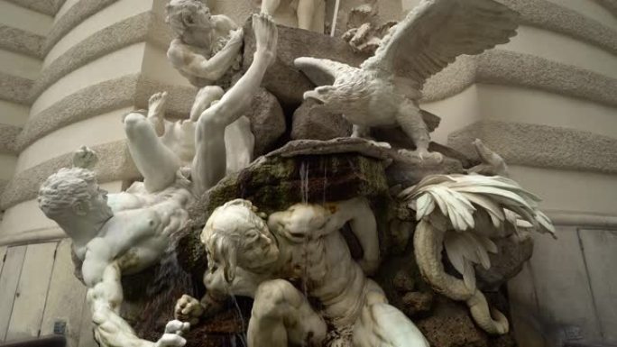 维也纳历史喷泉音乐之都欧洲年代