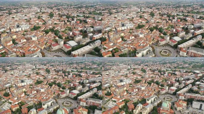 意大利乌迪内市居民区视图