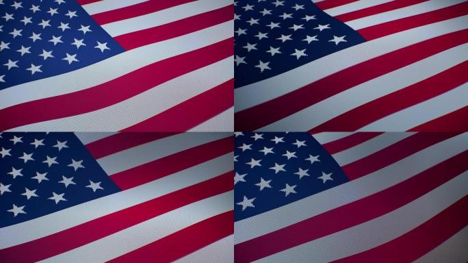 美国国旗和美国选举背景