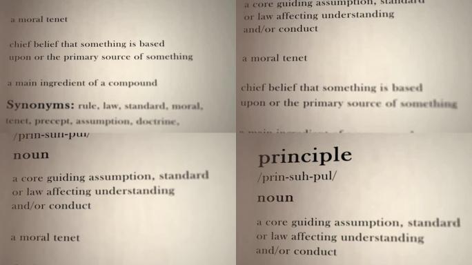 原则定义