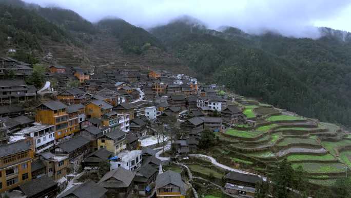 贵州侗寨房屋
