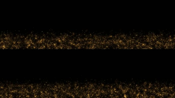 4K金色粒子光斑-无缝循环带透明通道
