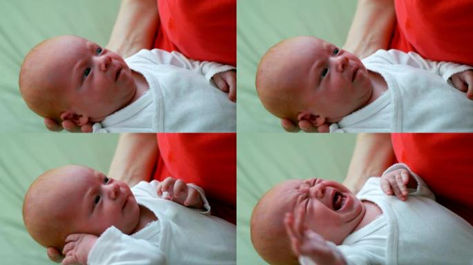 哭泣的婴儿-出生后3天