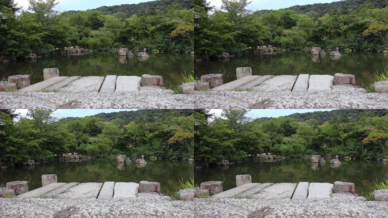 日本京都的Gion池塘