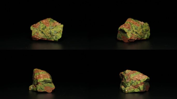 绿帘花岗石岩矿化石标本