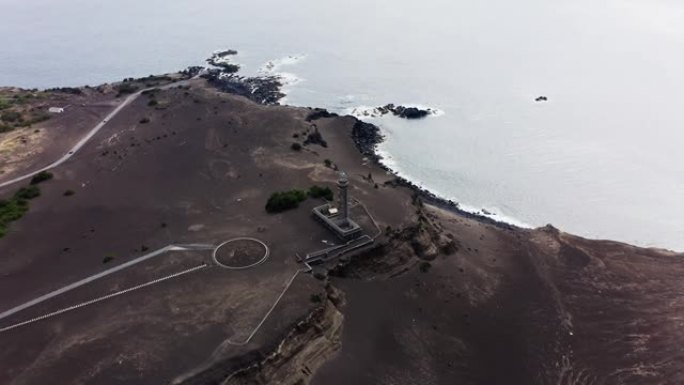 葡萄牙亚速尔群岛Faial岛上的Capelinhos火山