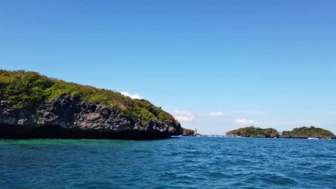 菲律宾Pangasinan的Alaminos，在Bangka船上航行一百个岛屿