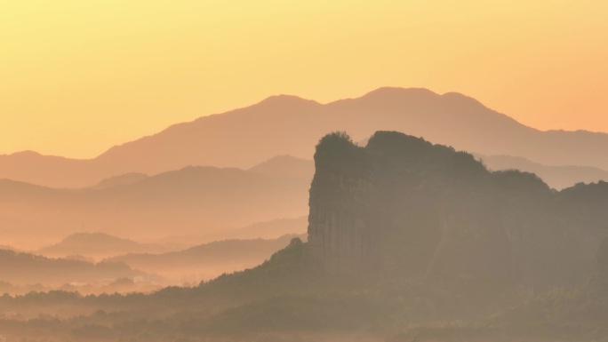 江西鹰潭龙虎山航拍