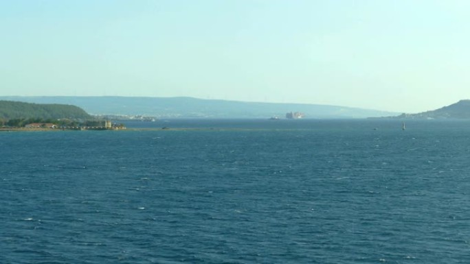 达达尼尔海峡的广阔景观