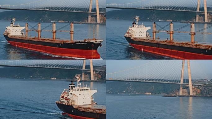 伊斯坦布尔博斯普鲁斯海峡的新桥
