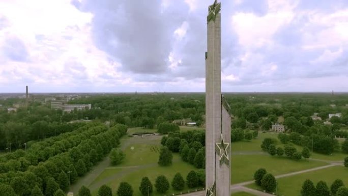 拉脱维亚里加的第二次世界大战苏联军队胜利纪念碑