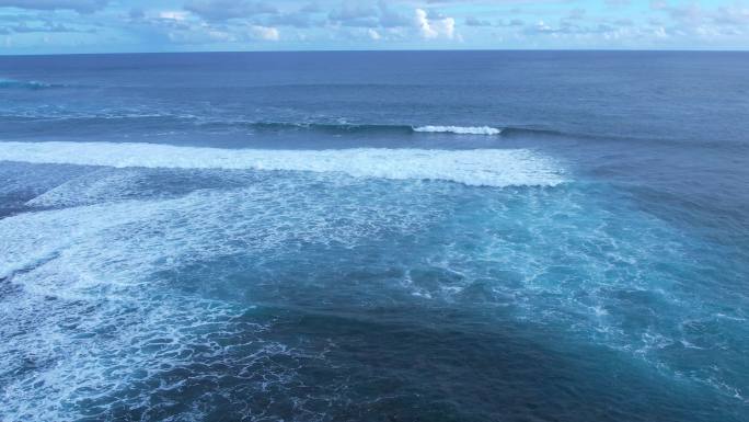 【4K航拍】大海海浪-唯美电影感十足镜头