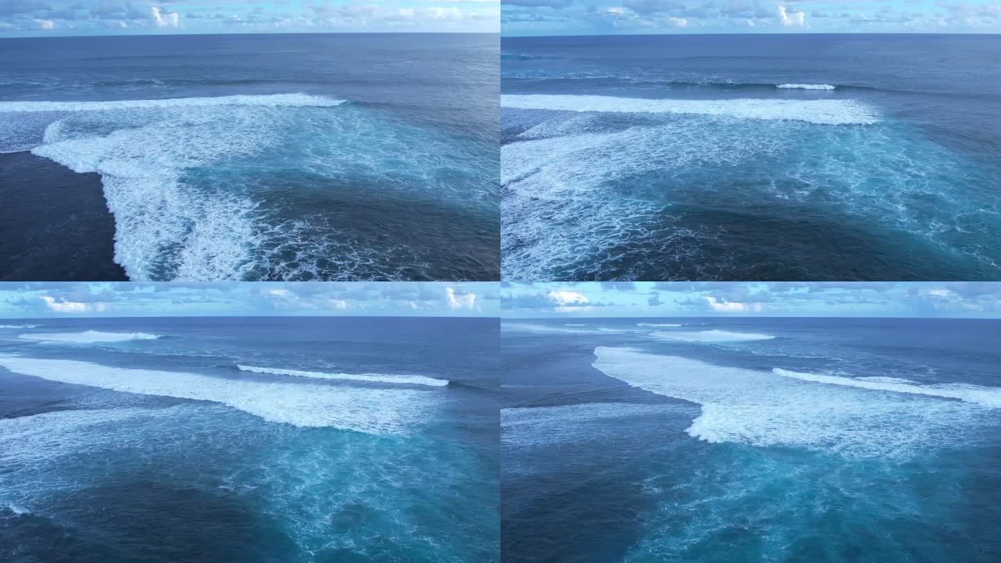 【4K航拍】大海海浪-唯美电影感十足镜头