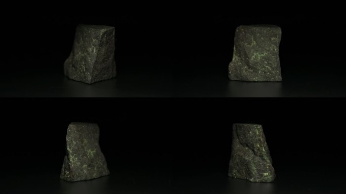 孔雀绿玉岩矿化石标本