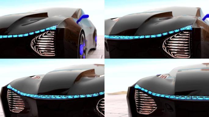 3D汽车底部平滑相机运动