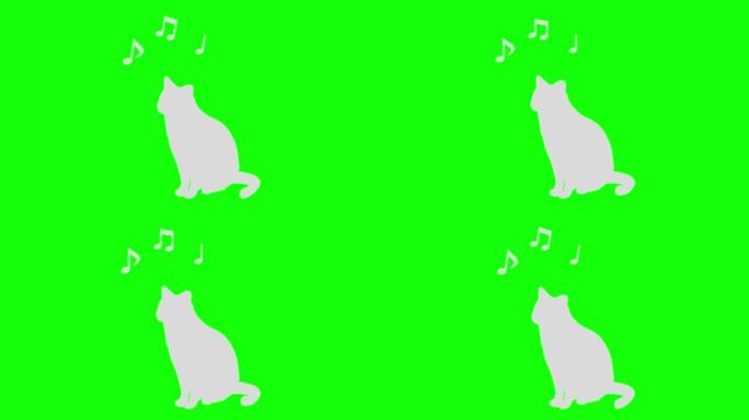 猫剪影节奏骑行节奏80 2拍坐环模式A