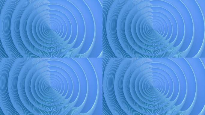 从中心发射的各种强度的电磁波的计算机化动画。动画，VJ循环