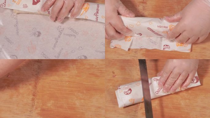 三明治包装纸包装袋包装卷饼塑封 (3)