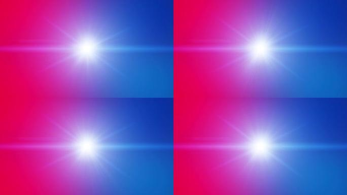 红蓝耀斑光束爆炸效应抽象背景。