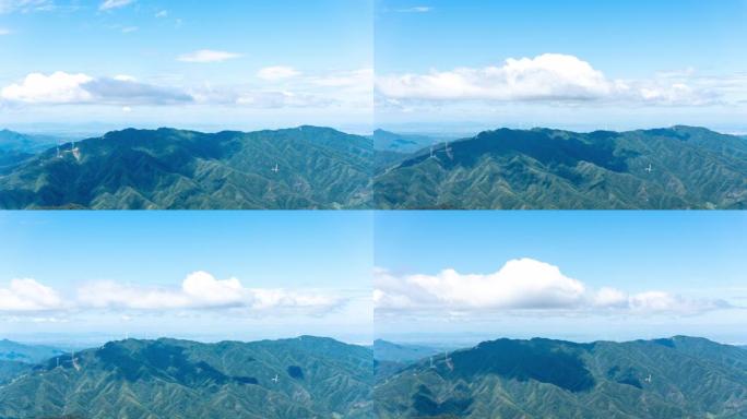 亚洲山脉，夏季云流，延时摄影