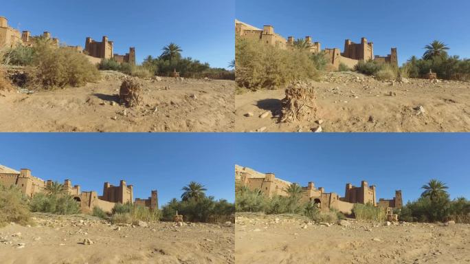 Esploring Ait-Ben-Haddou Casbah (Kasbah) -电影《权力的游戏