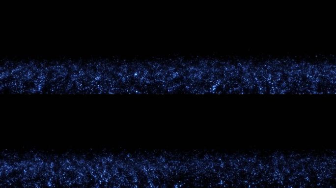 4k蓝色唯美粒子上升-带透明通道