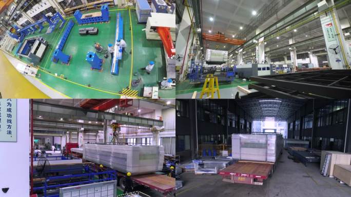 工人干活 产品组装 高科技设备 工厂员工