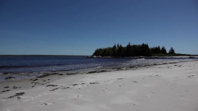 新的Scotia's coter's beach