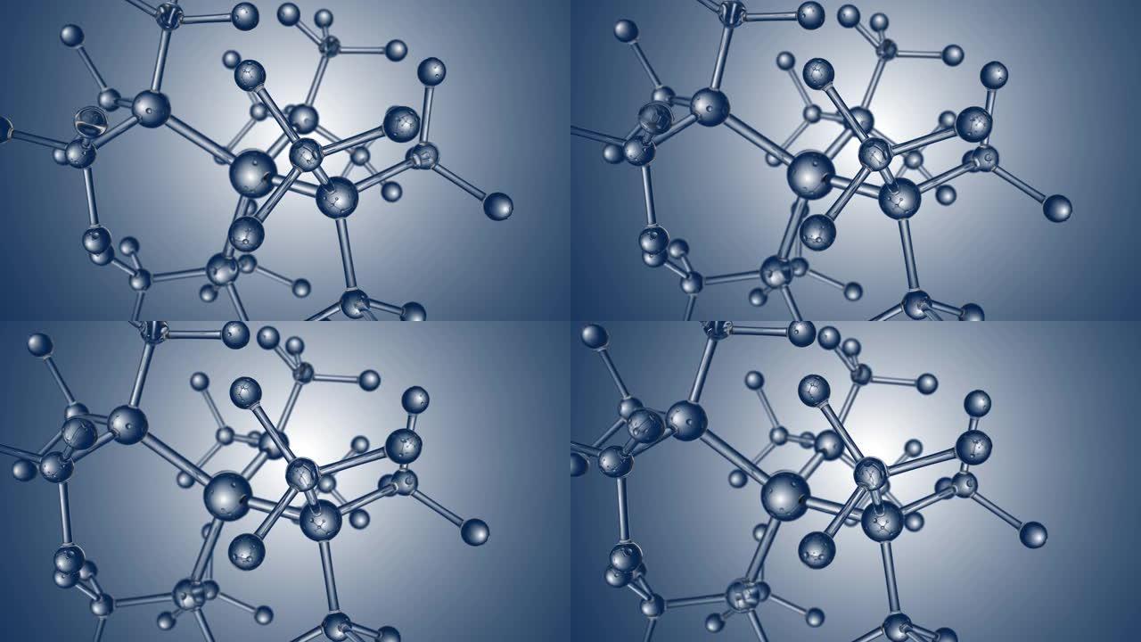 分子微晶模型的分子结构