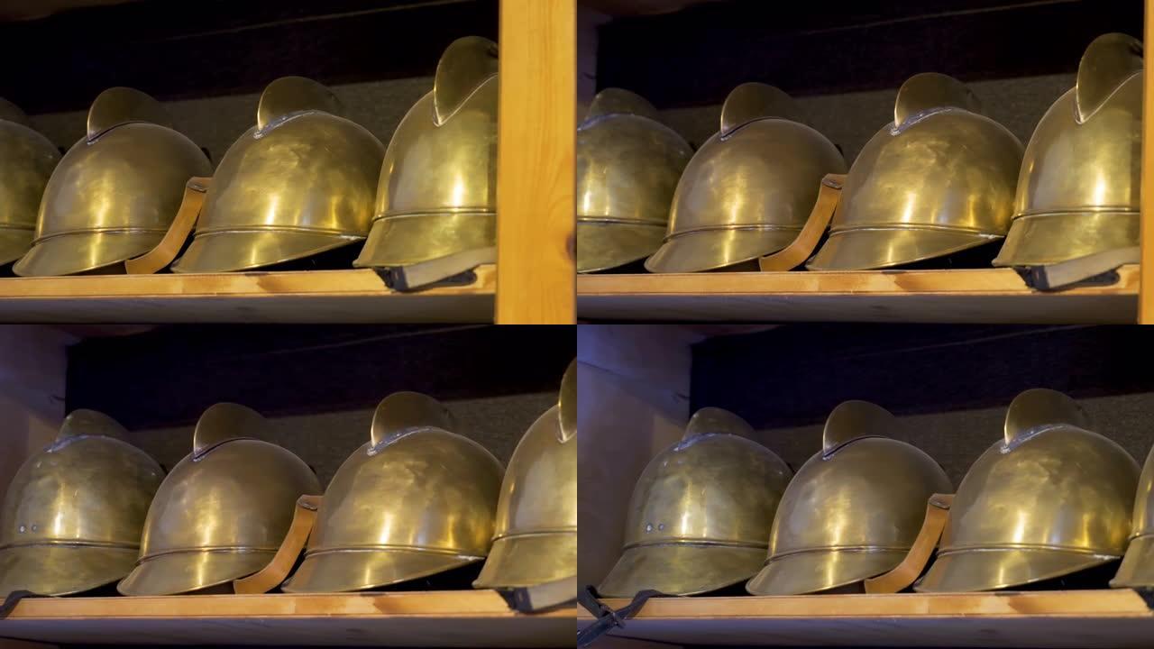 宫廷侍卫的金头盔