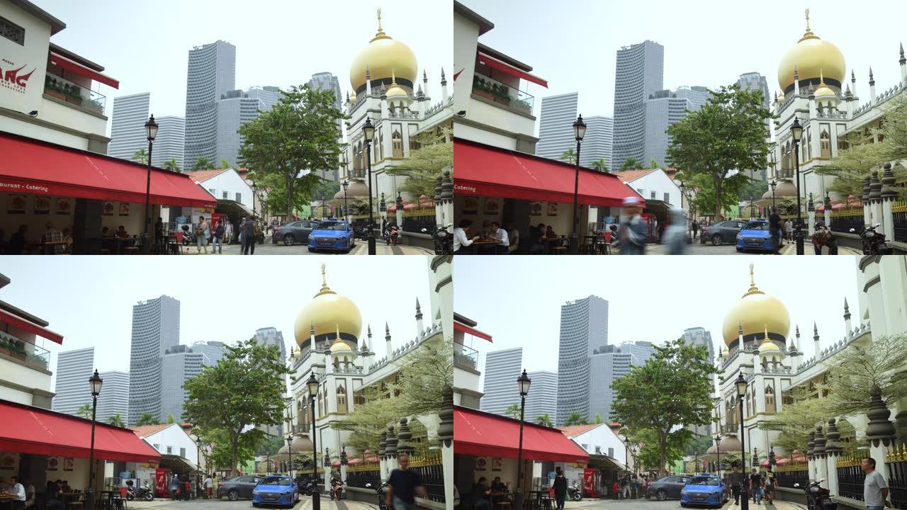 多莉拍摄了时间流逝的小印度和新加坡建筑