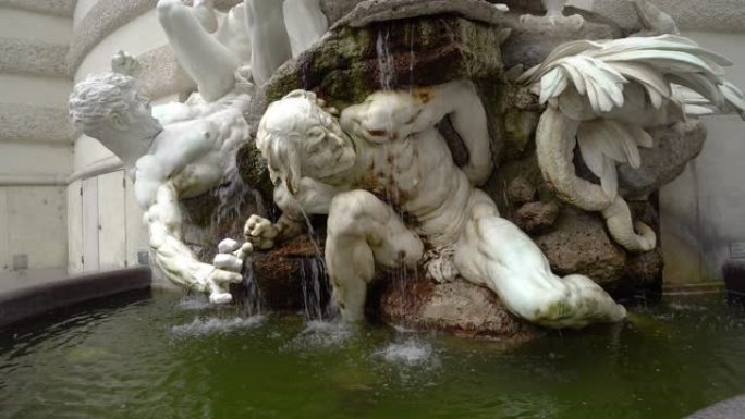 维也纳历史喷泉石雕公园汉白玉