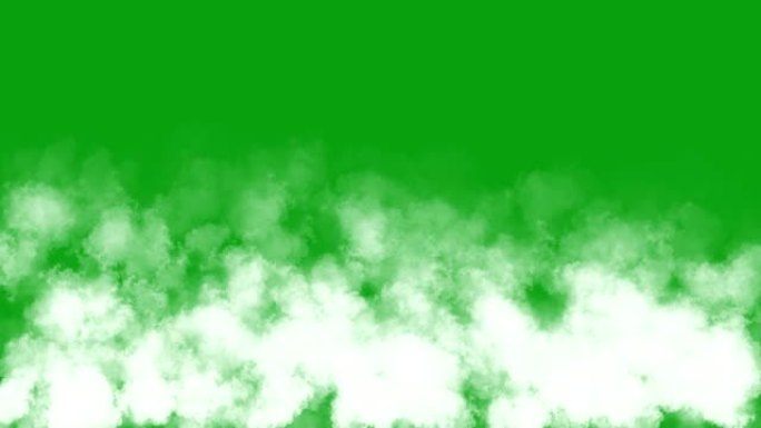 白烟绿屏运动图形烟雾烟尘飘烟飞升