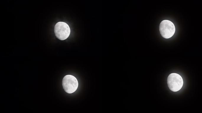 月亮月光半月