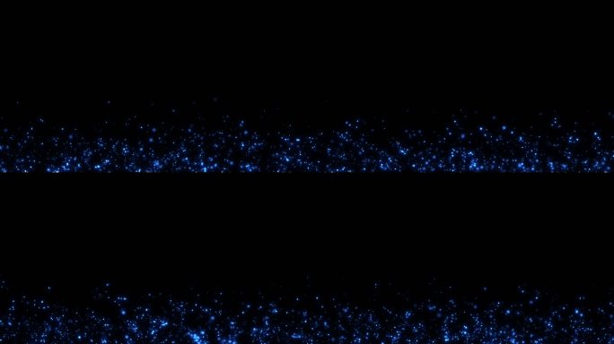 4k蓝色唯美粒子上升-无缝循环带透明通道