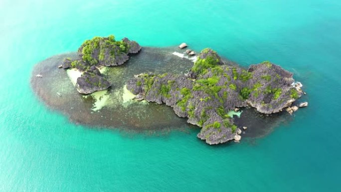 菲律宾卡拉莫安群岛。暑期和旅游度假概念