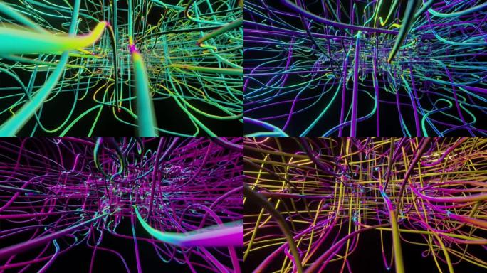 疯狂的电线穿越数据互联网