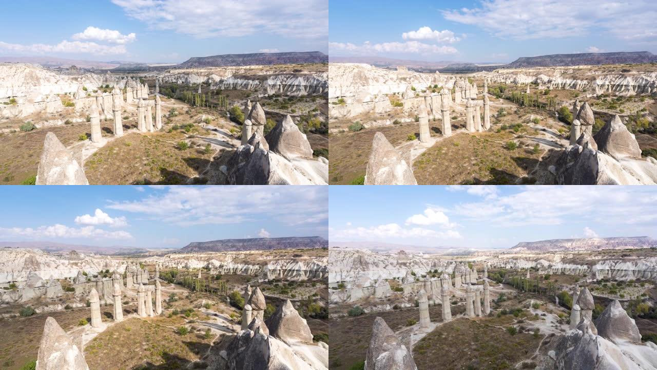 时间流逝: 土耳其戈雷姆卡帕多西亚的奇妙古老山谷