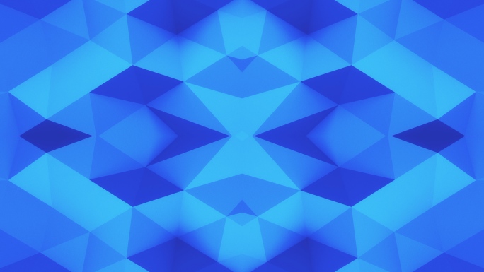 【4K时尚背景】天蓝空间立体3D几何图形