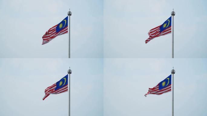 马来西亚国旗挥舞着