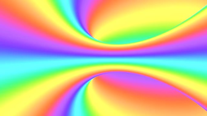 光谱迷幻光学错觉。抽象彩虹催眠动画背景。明亮的循环彩色壁纸