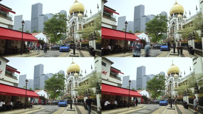 缩小时间流逝的小印度和新加坡建筑