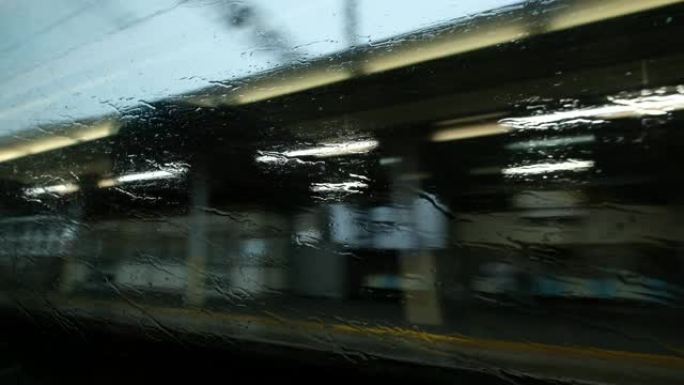 湿火车窗4K