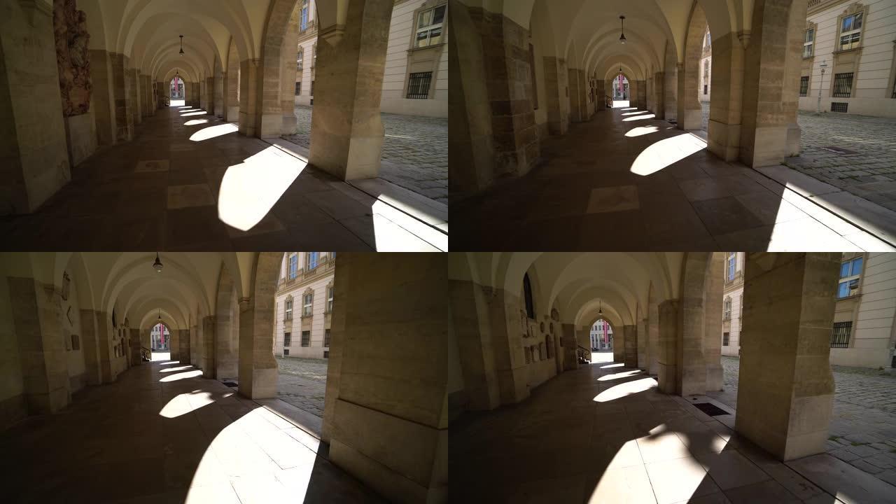 维也纳小拱门教堂宣传片空镜头地标