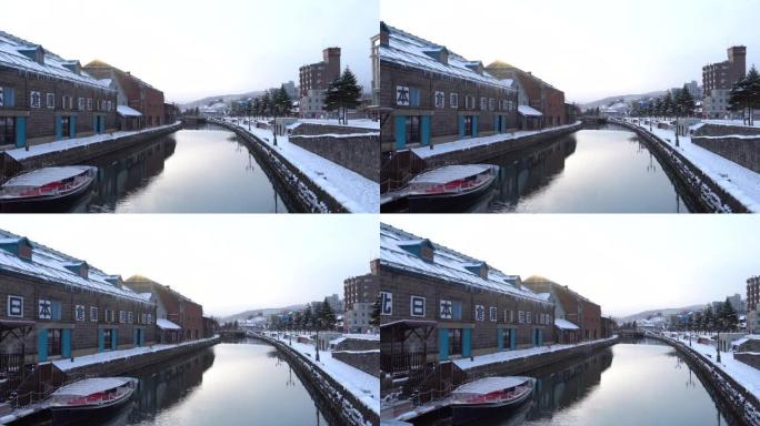 日本小樽运河历史地标