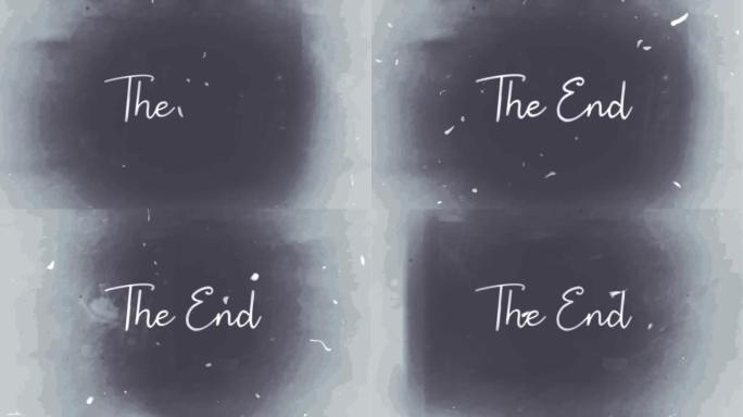 “The End” 文本投影